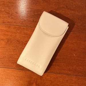 NEW Levenger Leather Double Eyeglass Case